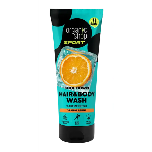Organic Shop Gel douche et shampooing rafraîchissant X-Treme Fresh, 200 ml