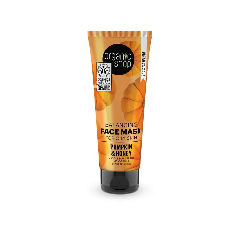 Organic Shop Organic Shop Masque équilibrant pour peau grasse Citrouille et miel, 75 ml