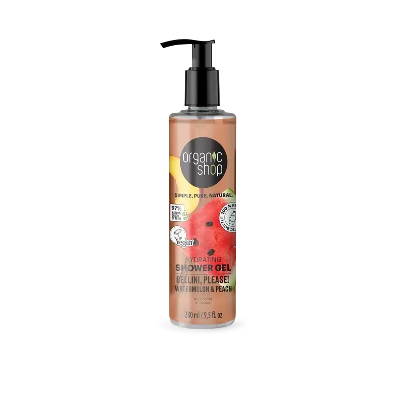 Organic Shop Mix Bellini Gel douche hydratant, Please , 280 ml