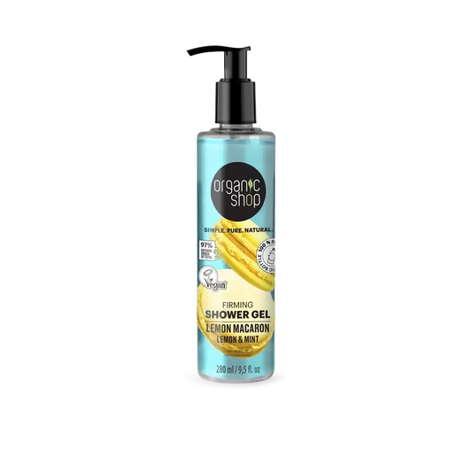 Organic Shop Mix Gel douche raffermissant Lemon Macaron , 280 ml