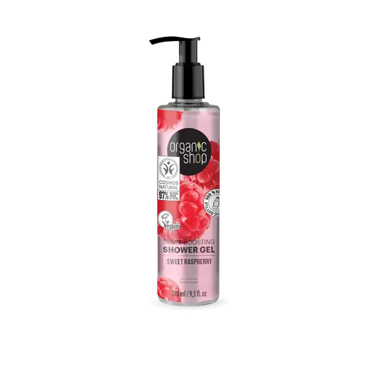 Organic Shop Mix Gel douche régénérant à la framboise, 280 ml