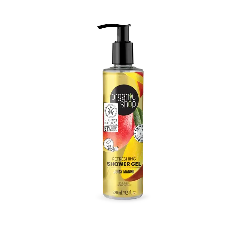 Organic Shop Mix Gel douche réparateur à la mangue, 280 ml