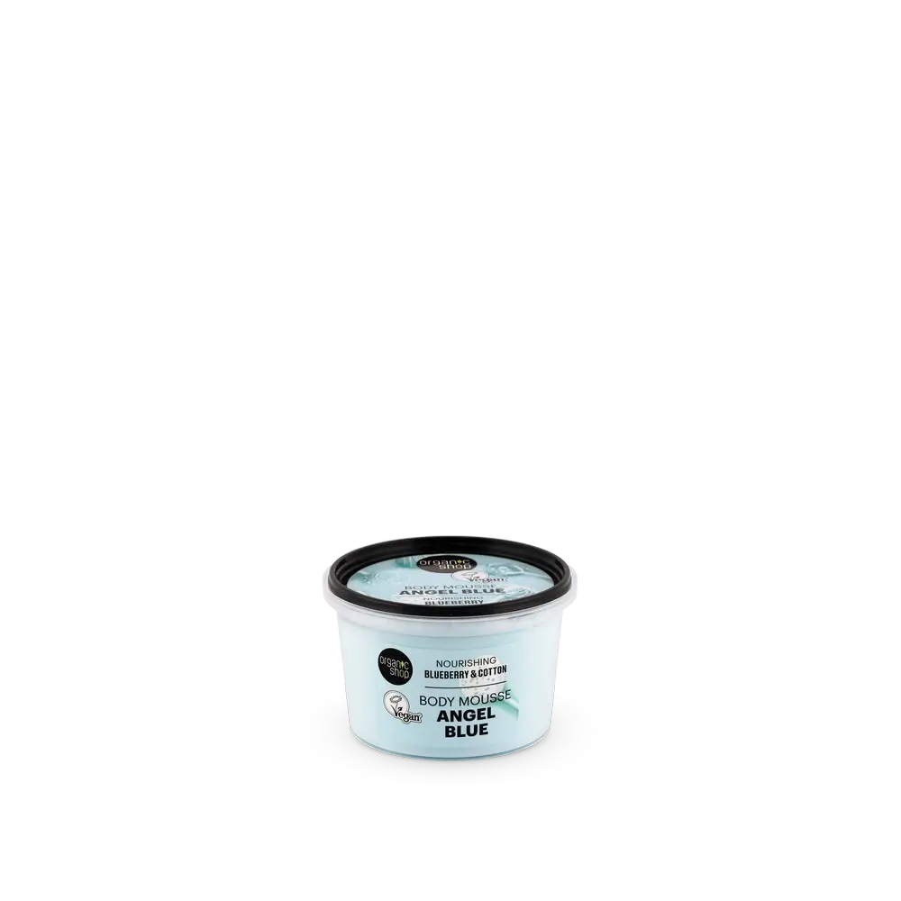 Organic Shop Mousse corporelle bleu ange, 250 ml