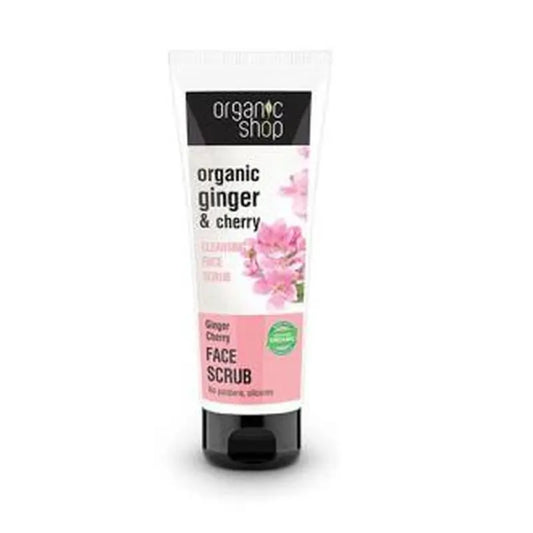 Organic Shop Ginger & Cherry Cleansing Facial Peel 75Ml.