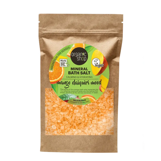 Organic Shop Sels de bain minéraux Daiquiri Mood Mango, 500 g