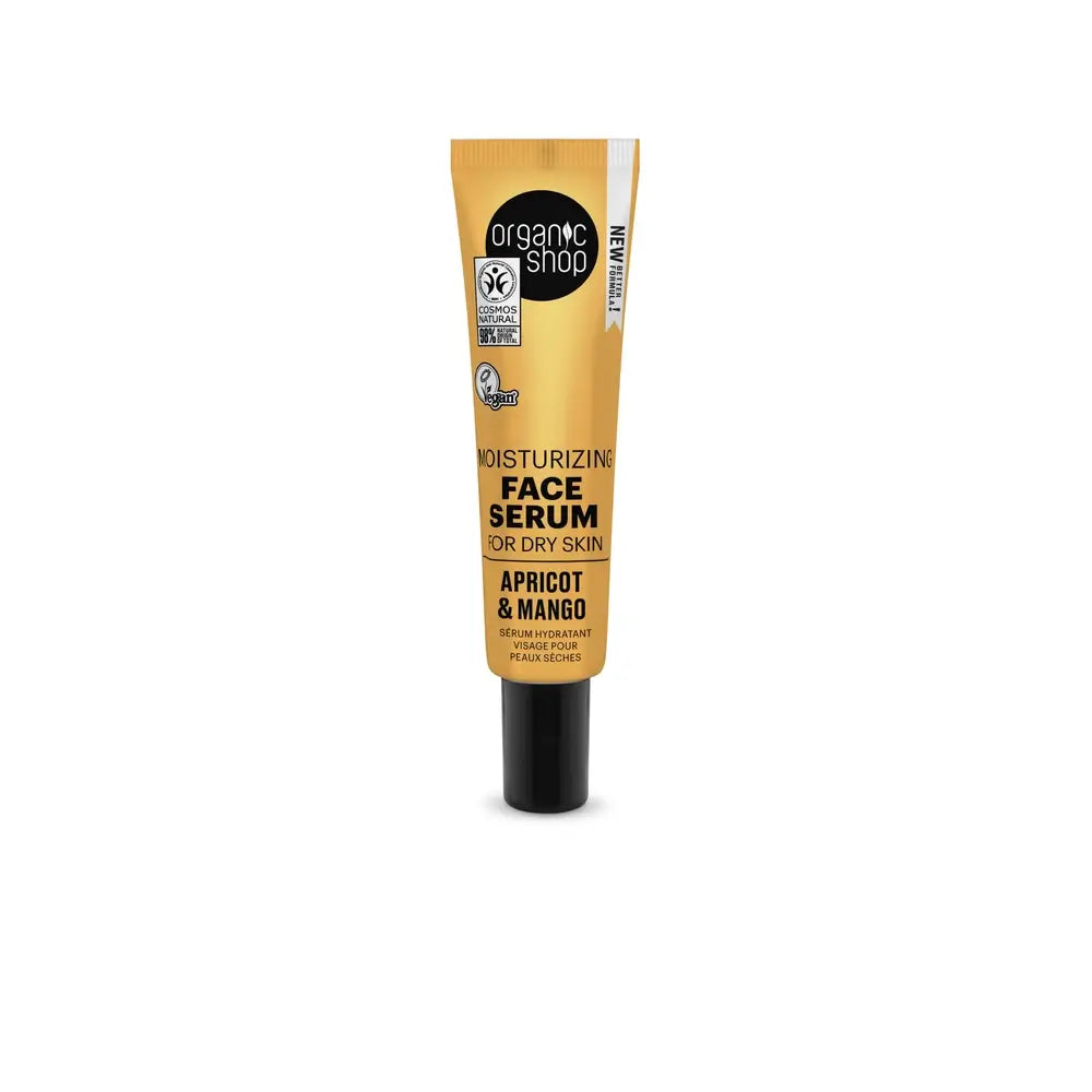 Organic Shop Organic Shop Sérum hydratant pour le visage à l'abricot et à la mangue pour les peaux sèches, 30 ml