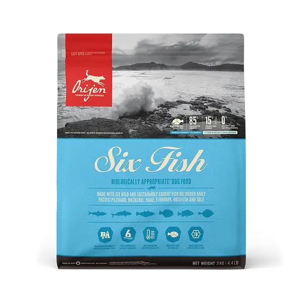 Orijen Canine Adult 6 Fish 2Kg nourriture pour chien