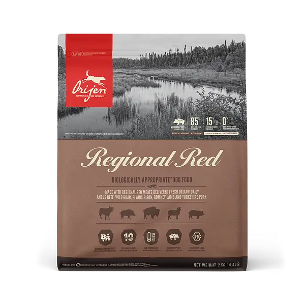 Orijen Canine Adult Regional Red 2Kg nourriture pour chiens