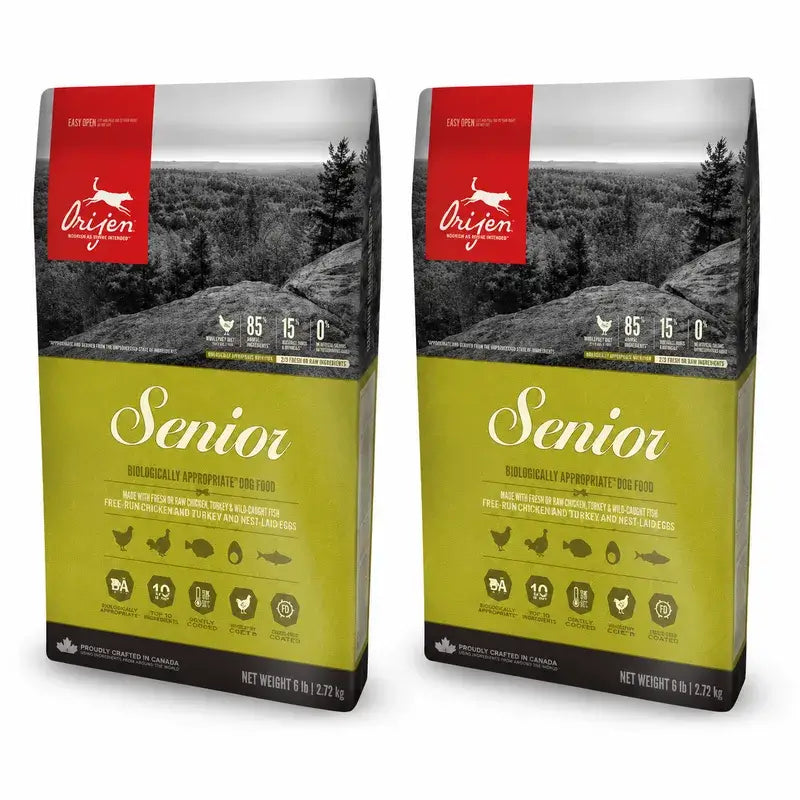 Orijen Canine Senior 2 X 11,4 Kg Croquettes pour chiens , pack 2