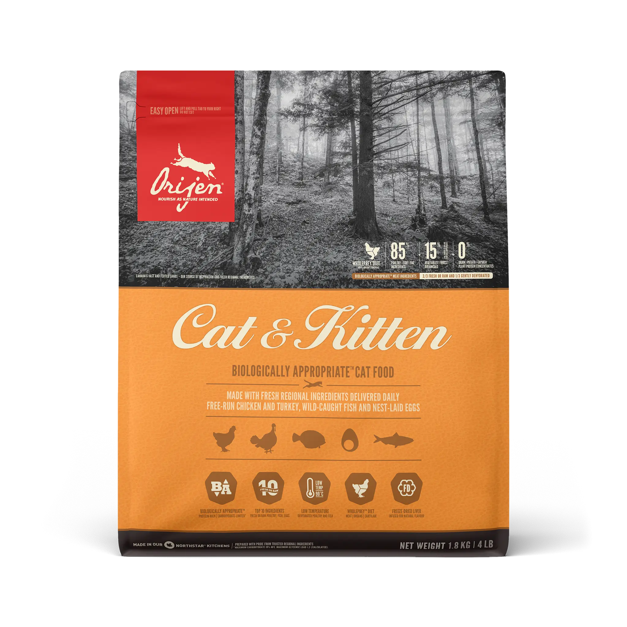 Orijen Feline Cat Kitten 1,8Kg cat food