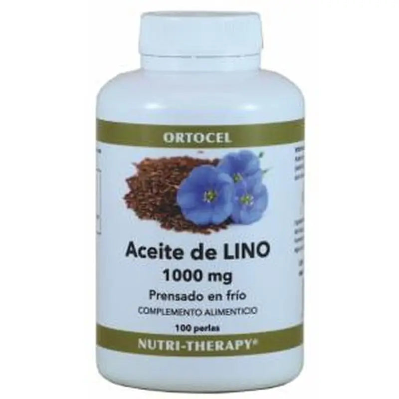 Ortocel Nutri-Therapy Flaxseed Oil (Linseed) 1000Mg. 100 Pearls