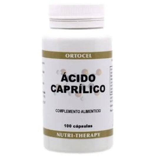 Ortocel Nutri-Therapy Caprylic Acid 600Mg. 100 Capsules
