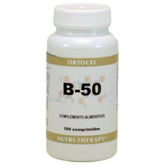Ortocel Nutri-Therapy Complex B-50 100 Tablets