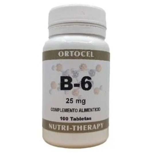 Ortocel Nutri-Therapy Vitamin B-6 100 Tablets