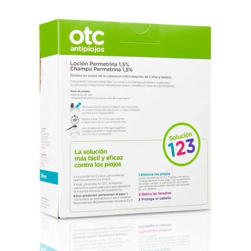 Otc Anti-lice Pack Permethrin Anti-poux et lentes 1,5%.