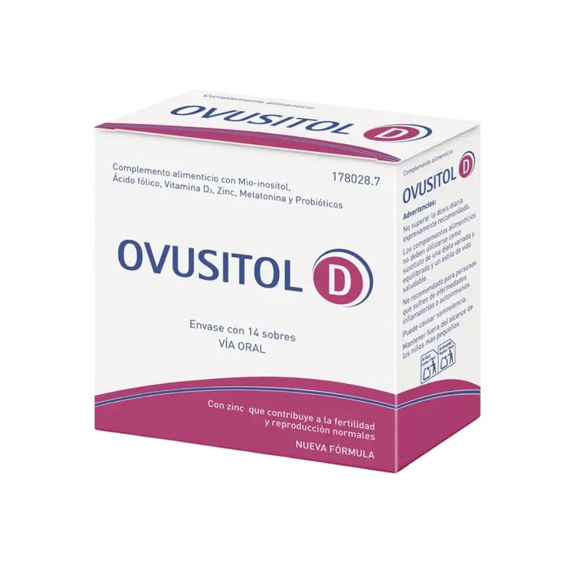 Ovusitol D, paquet de 4 x 14 enveloppes