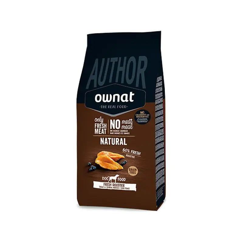 Ownat Author Fresh Free Range Rooster Dog 10Kg