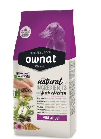 Ownat Classic Canine Adult Mini 4kg, dog food for dogs