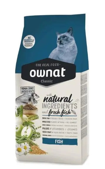 Ownat Classic Feline Adult Fish 1,5Kg, Cat Food