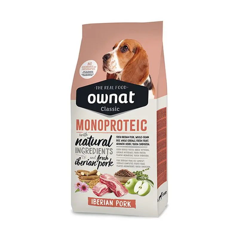 Ownat Classic Dog Monoproteic Iberian Pork 4Kg