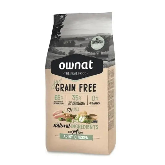 Ownat Just Canine Adulte Poulet Sans Grains 14Kg