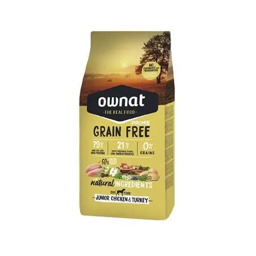Ownat Prime Canine Junior Grain Free Chicken 3kg , nourriture pour chien