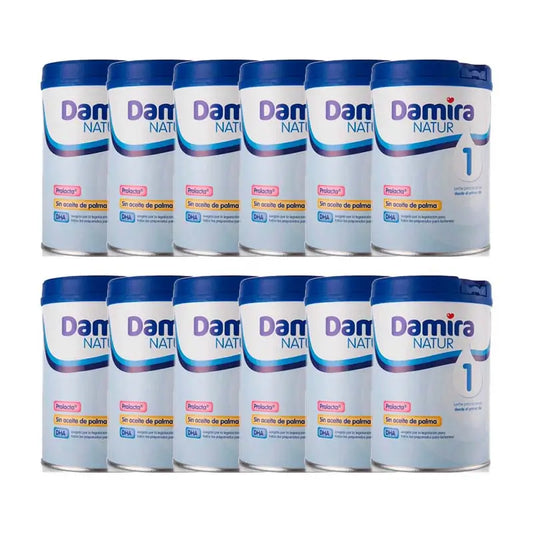 Pack 12 X Damira Natur 1 Starter Milk 800 gr
