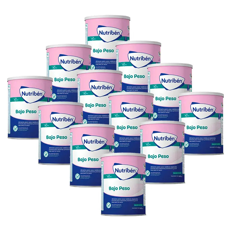 Nutribén Low Weight Milk, 12 X 400 grams