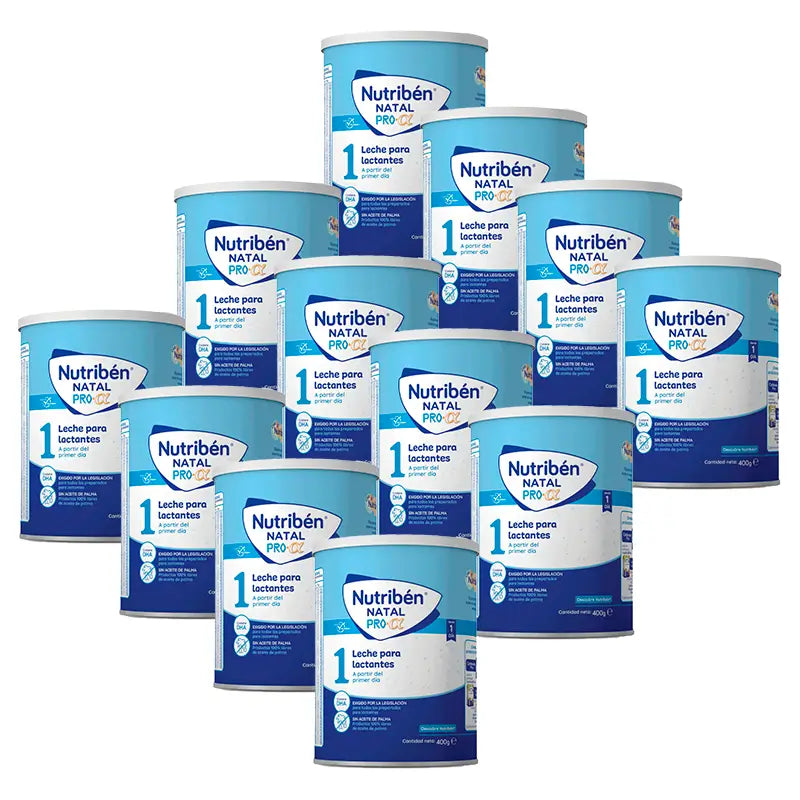 Nutribén Natal Pro-Alpha Milk Starter Milk, 12 X 400 g