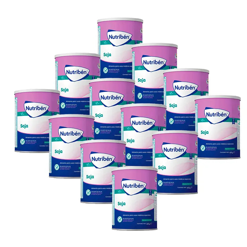 Nutribén Soya Hydrolysed Milk, 12 X 400 grams