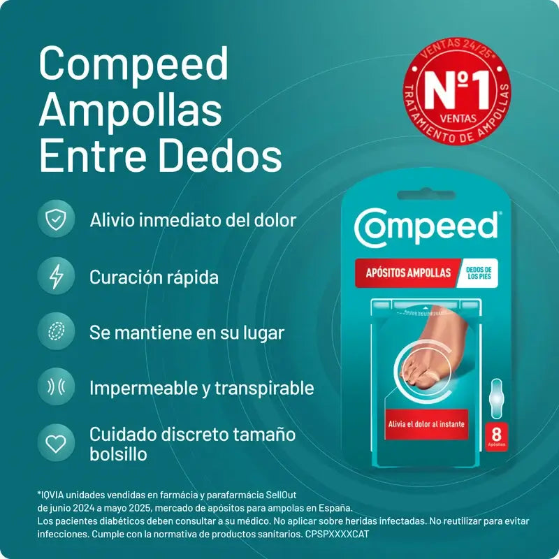 Compeed Foot Finger Dressing Pack, 2x8 unités