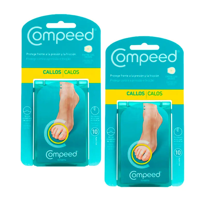 Compeed Pack Callos Apositos Protection Between Fingers, 2x10 Units