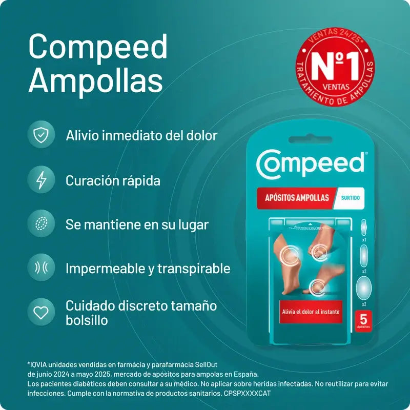 Compeed Pack Pack Blisters mixtes, 2x5 unités