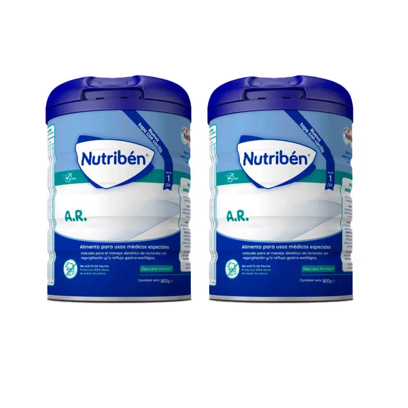 Pack 2 X Nutriben Milk Ar 800 gr