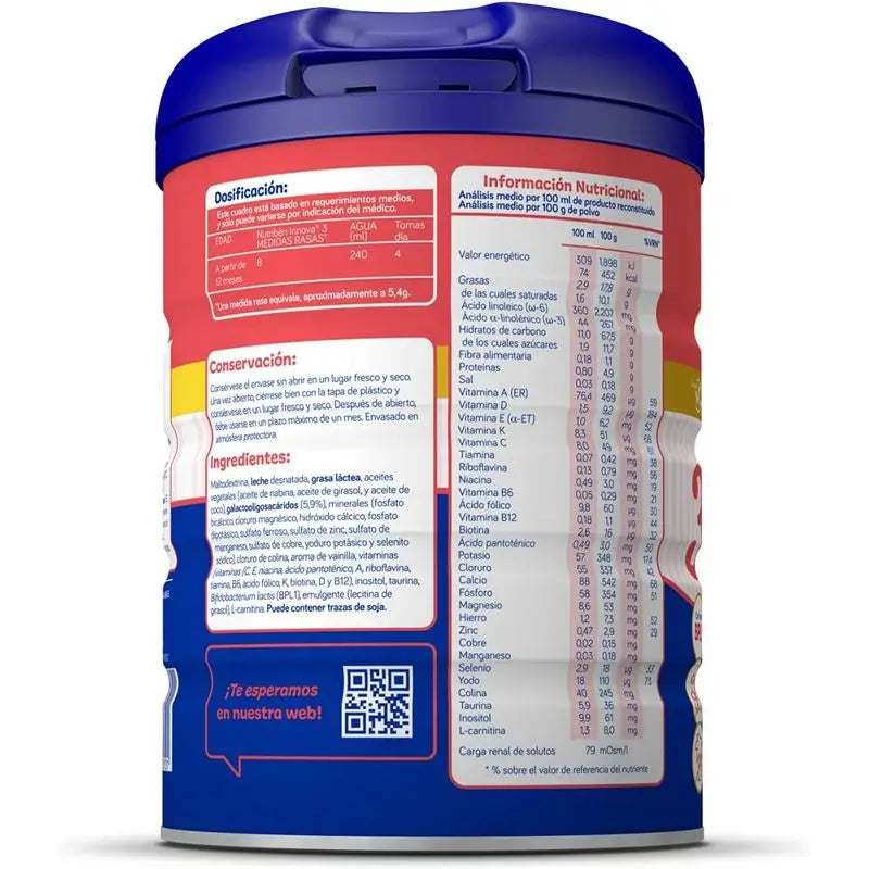 Nutribén Innova 3 Lait de croissance, 2 X 800 grammes
