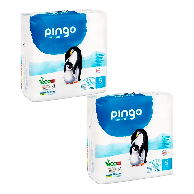 Pingo Nappy Nappy Pants Size 5, Pack 2 X 28 Units