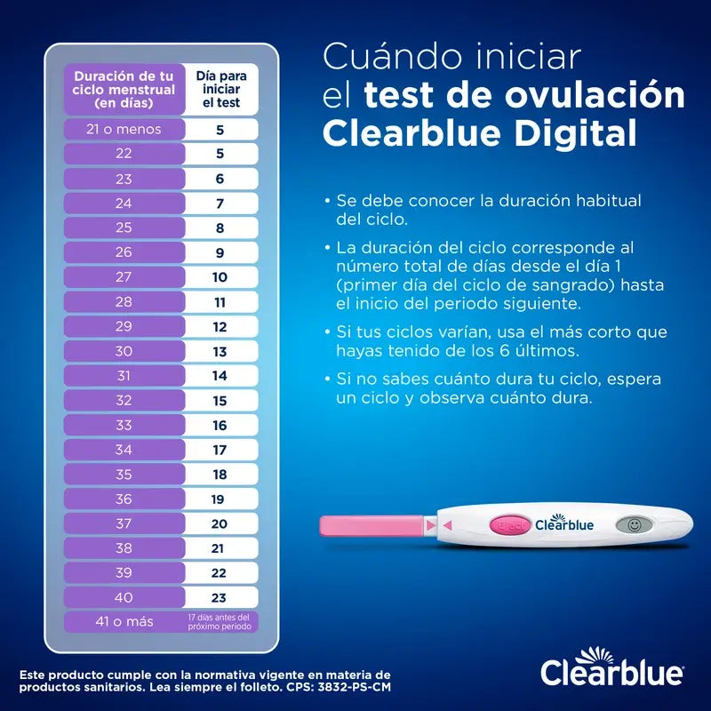 Clearblue Digital Pregnancy Test Pack 3 tests de grossesse + 3 tests d'ovulation 30 bâtonnets
