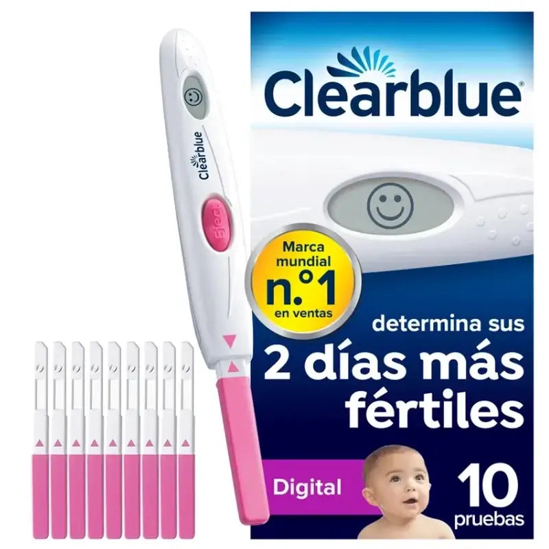Clearblue Digital Pregnancy Test Pack 3 tests de grossesse + 3 tests d'ovulation 30 bâtonnets