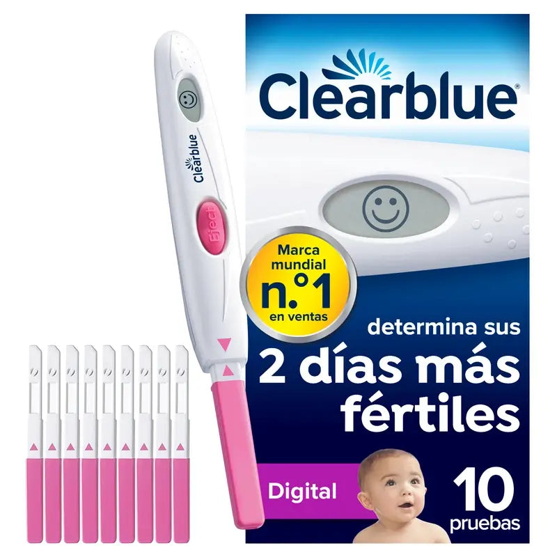 Pack de tests d'ovulation Clearblue, 6 x 10 bâtonnets