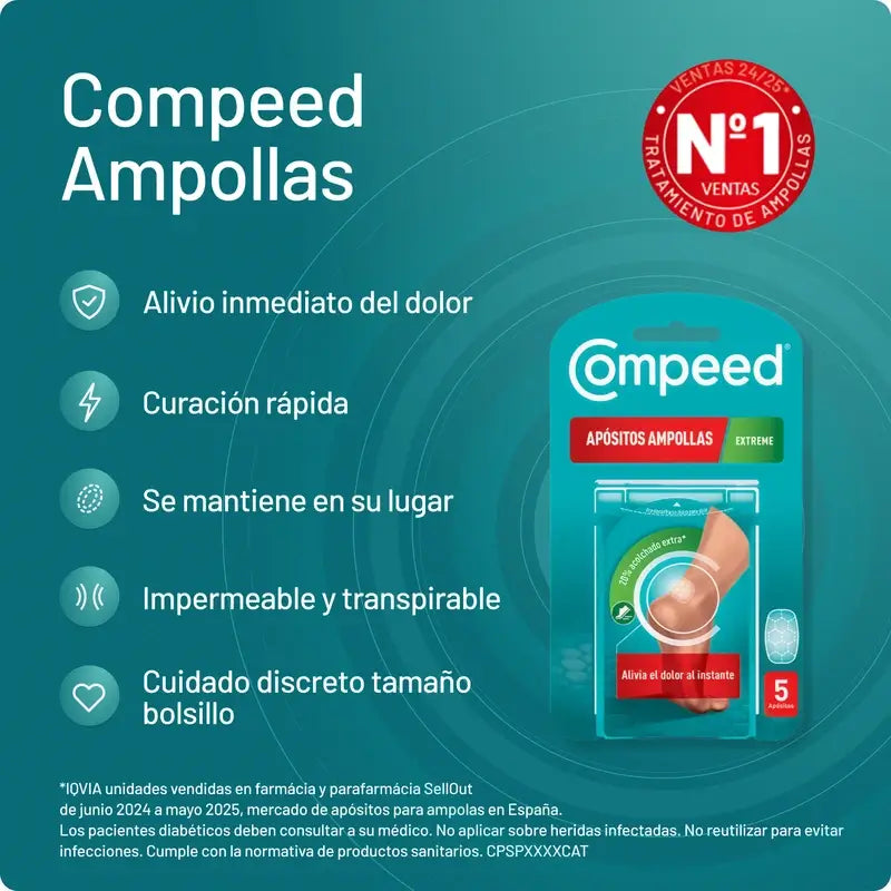Compeed Pack Extreme Blisters, 3x5 unités