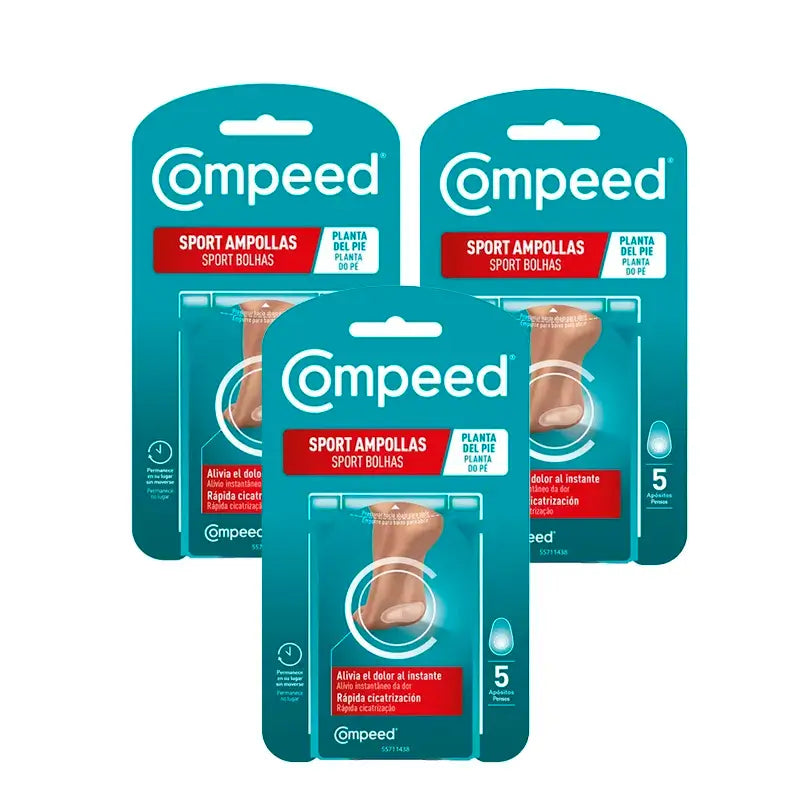 Compeed Pack Blisters Foot Plant, 3x5 Units
