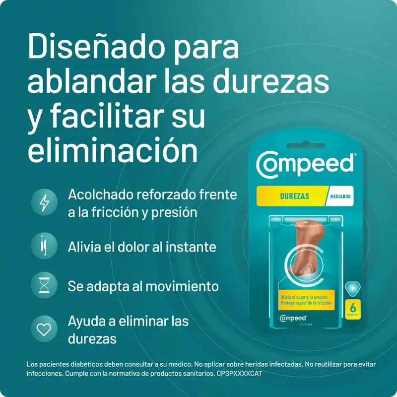 Pansement Compeed Pack, dureté moyenne, 3x6 unités
