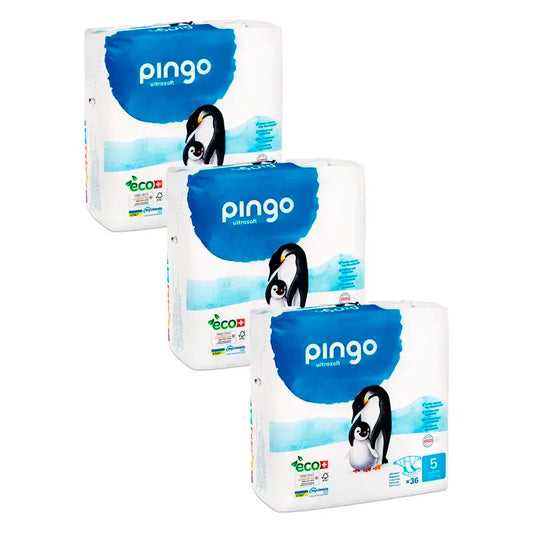 Pingo Nappy Nappy Pants Size 5, Pack 3 X 28 Units