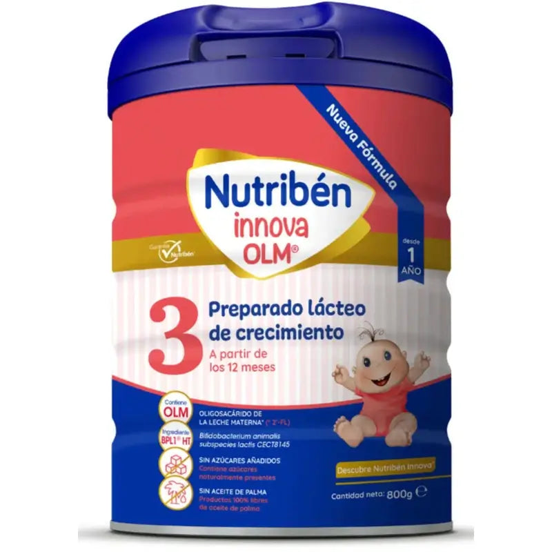 Nutribén Innova 3 Lait de croissance, 4 X 800 grammes
