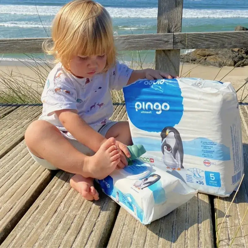 Pingo Nappy Culotte de protection taille 5, paquet de 4 x 28 unités