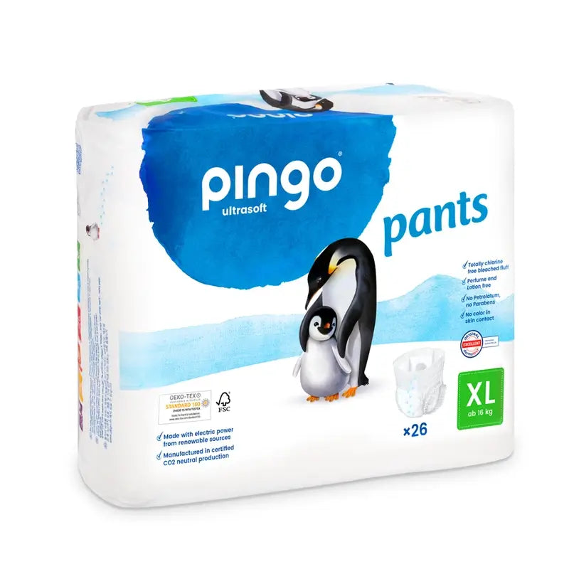 Pingo Nappy Culotte de protection taille 6, paquet de 2 x 26 unités
