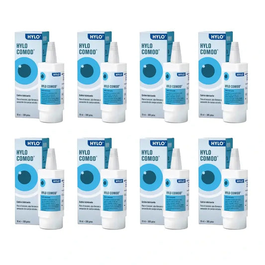 Hylo Comod Collyre 10 ml, paquet de 8