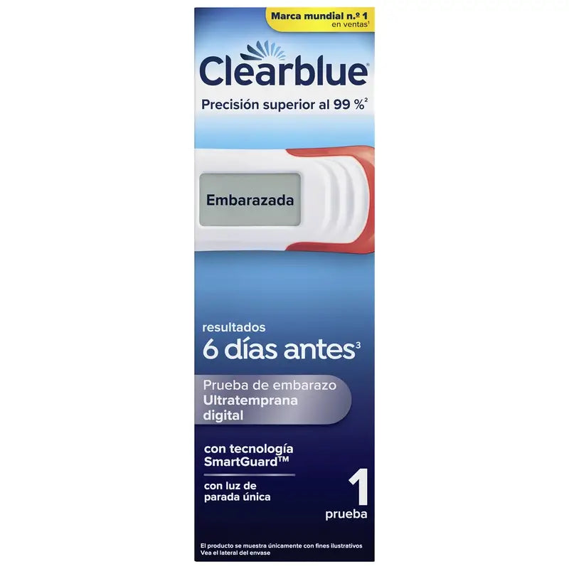 Clearblue Pack Test de grossesse numérique ultra-précoce, 6 tests