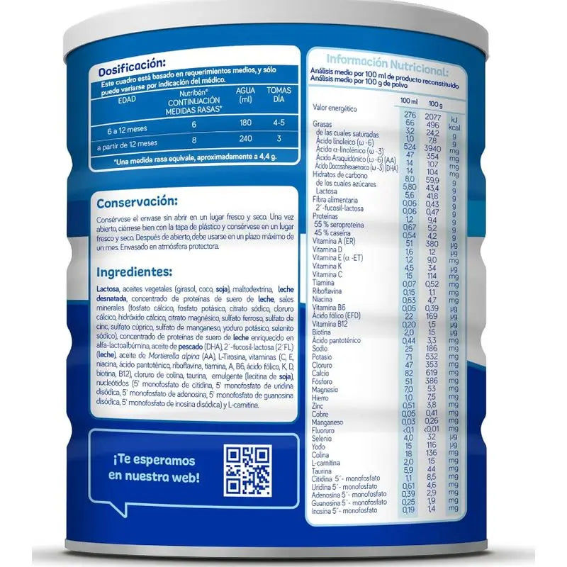 Nutribén Pro-Alfa 2 Milk Continuation, 6 X 800 g