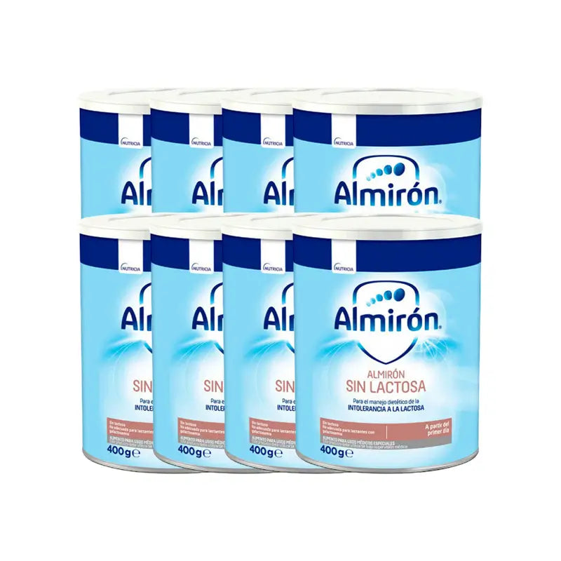 Pack 8 X Almirón Lactose-Free, 400 g